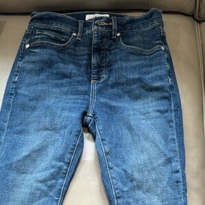 LOFT THE SKINNY Dark Denim Jeans